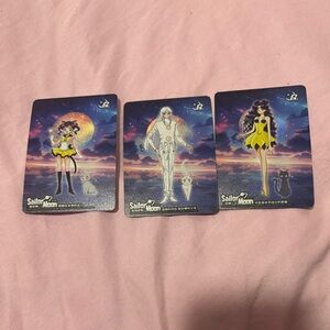 Sailor Moon Japanese card lot 3 cards